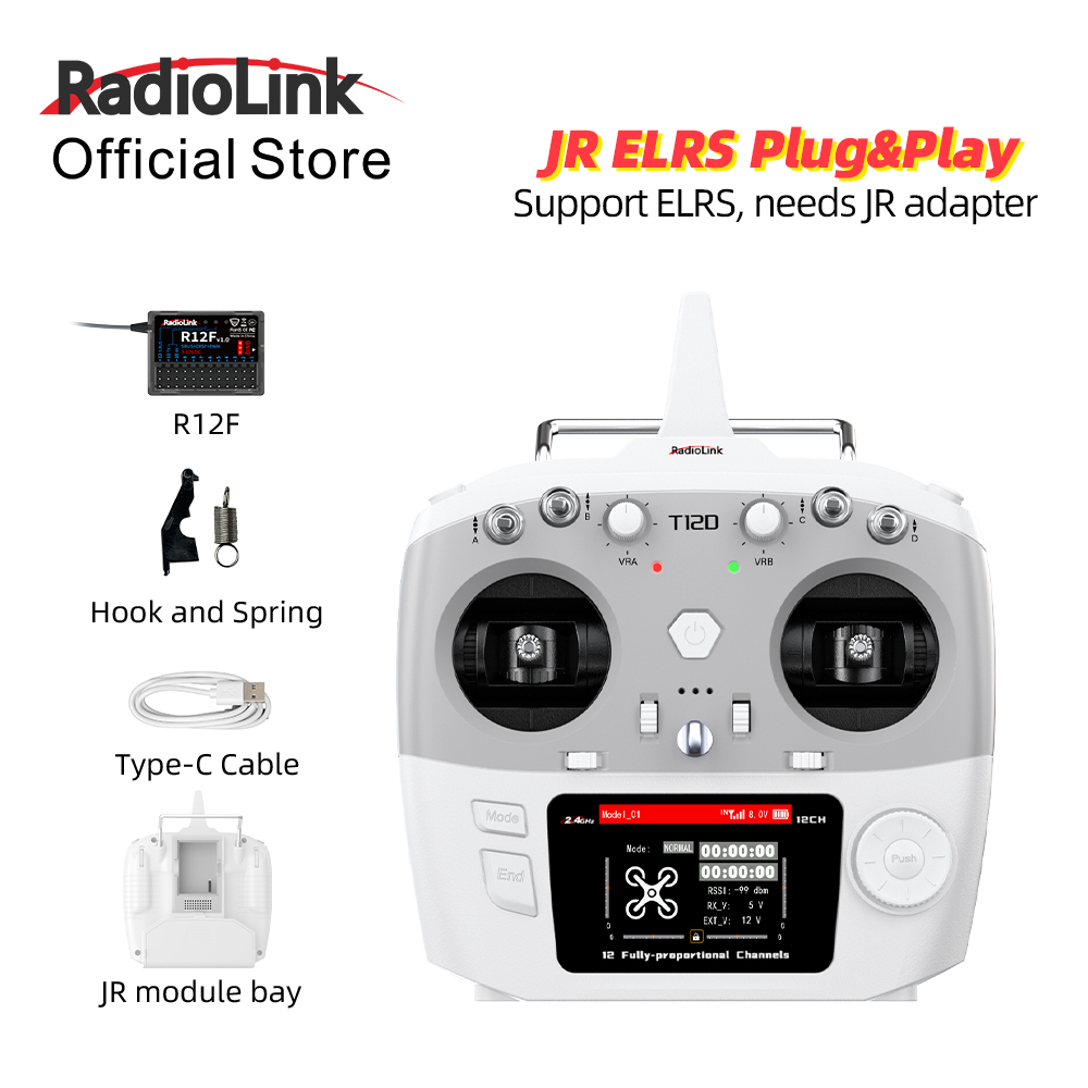 Drone Rcs - RadioLink T12D JR Module 12CH 2.4GHz