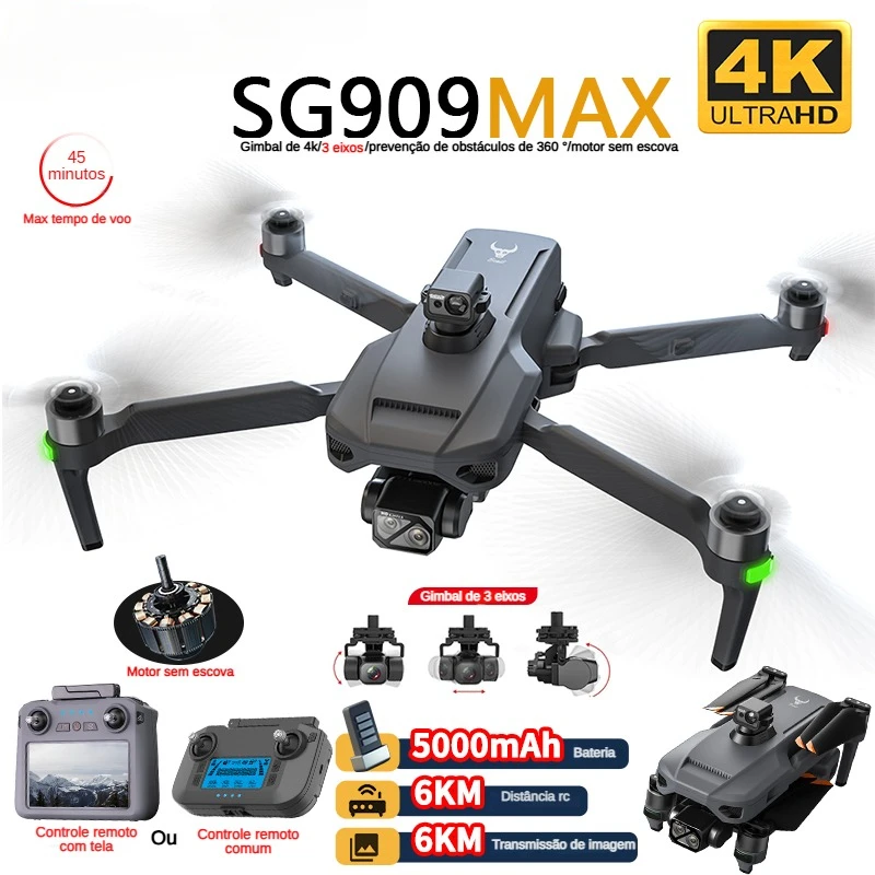 Drone Kf Rc - ZLL SG909 SG909MAX Professional Drone With