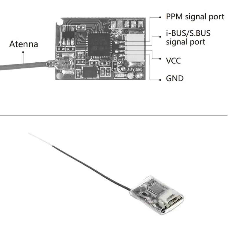 Flysky FS-8A 8CH 18CH Mini Rec - огляд і ціна Analog Fpv Transmitter