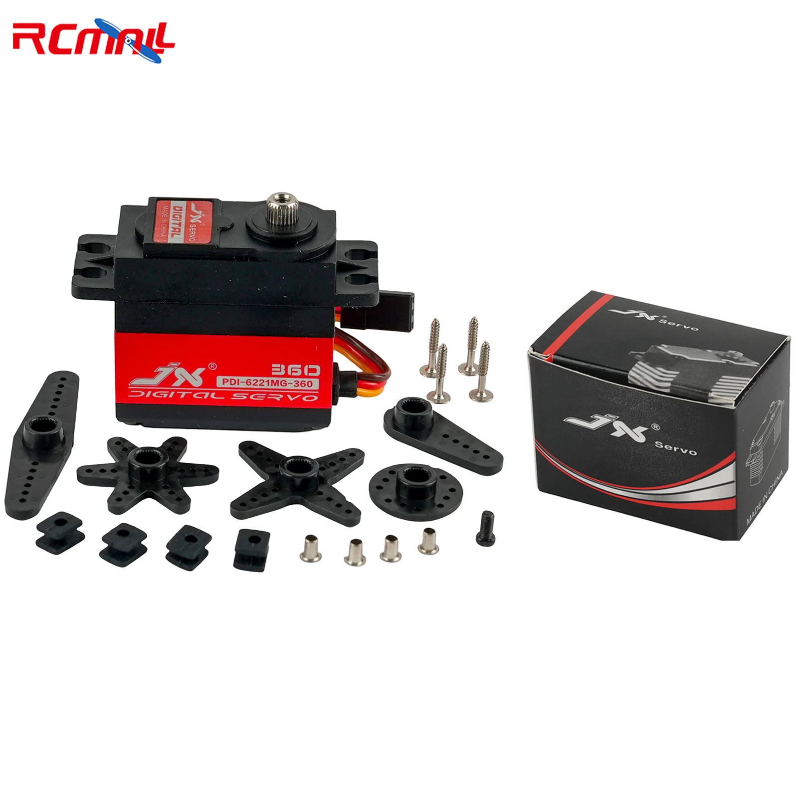 JX Servo 6221MG 20KG Servo Mot - огляд і ціна Drone Motor Rc Car