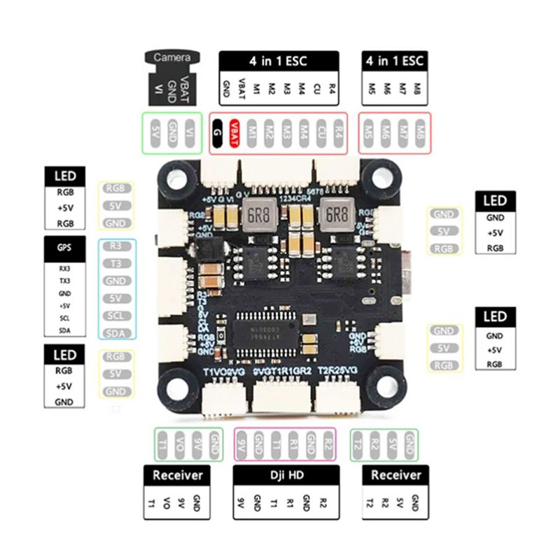 ABXE-F722 Flight Controller 5V - огляд і ціна Drone Rc Parts