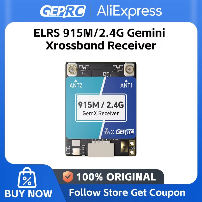 GEPRC ELRS 915M/2.4G Gemini Xr - огляд і ціна Drone Rc Parts