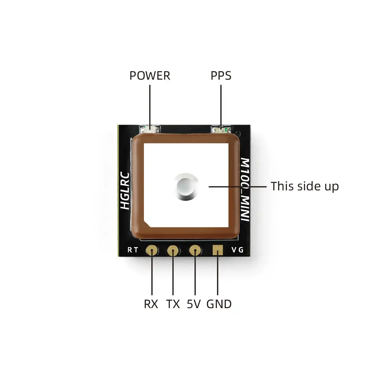 HGLRC M100 MINI GPS Module M10 - огляд і ціна Drone Rcs