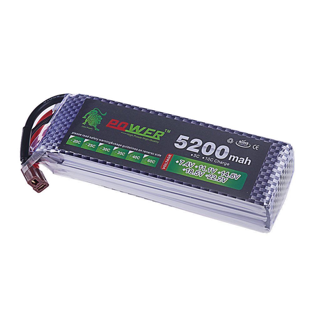 3S Lipo Battery 11.1V 5200mah  - огляд і ціна Drone Rcs