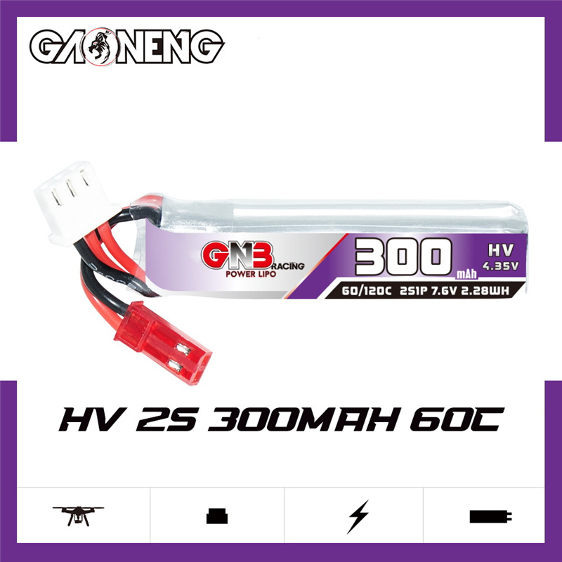 GAONENG GNB 2S 7.6V 300mAh 60C - огляд і ціна Analog Fpv Transmitter